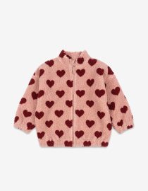 Kurtka z polaru Jody Teddy Coeur Mellow Hello Berry