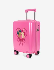 Dziecięca walizka podróżna Bow Kitty Pink Konges Slojd