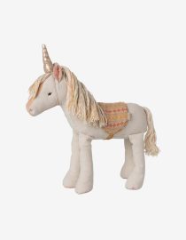 Jednorożec Maileg medium, jednorożec retro zabawka, przytulanka jednorożec Maileg, retro jednorożec dla dzieci, prezent dla dziecka Maileg, magiczny jednorożec medium, zabawka z kolekcji SS25 Maileg helloberry.pl