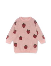 Sukienka dzianinowa Lapis Strawberry Konges Sløjd
