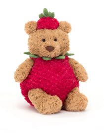 Przytulanka Miś w Truskawkowym Stroju Jellycat