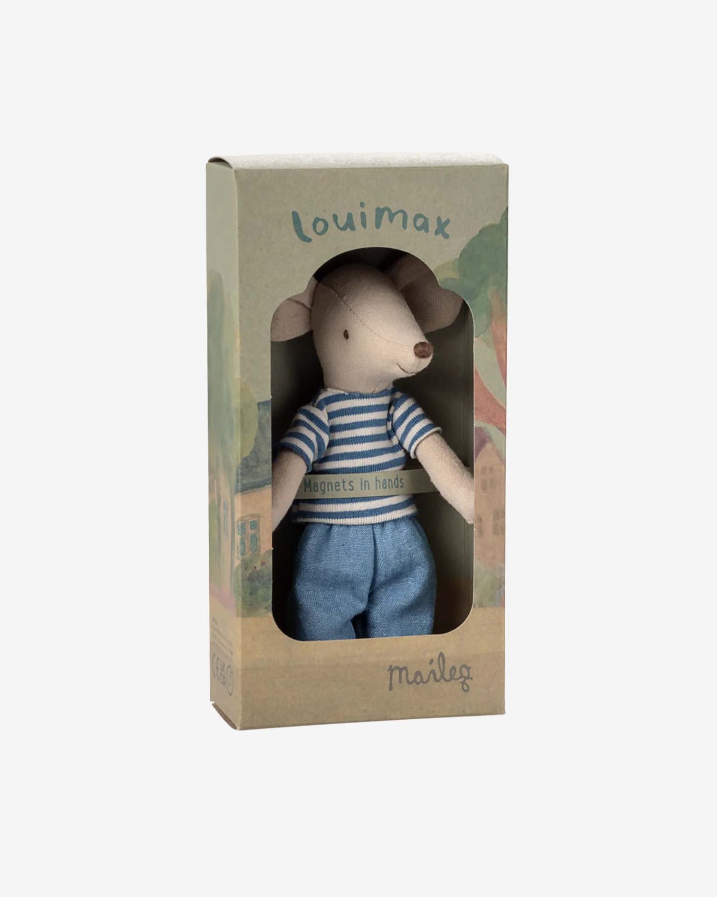 helloberry.pl maileg LouiMax, Mouse, Big brother2 Myszka Starszy Brat z magnesami – LouiMax big brother maileg