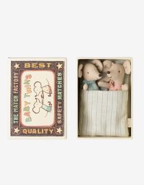 Myszki Bliźniaki w Pudełku – Baby Mice in Matchbox maileg
