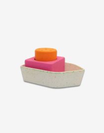 Zabawka do kąpieli – Upcycled Boat Orange