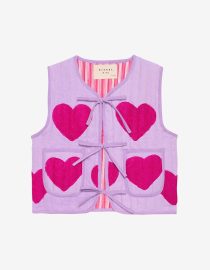 Kamizelka dziecięca Honey Mini Pink Heart Sissel Edelbo