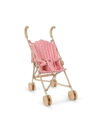 Wózek spacerówka dla lalek – Bubblegum Check