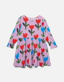 Sukienka bawełniana Tulips Lilac – Gorman