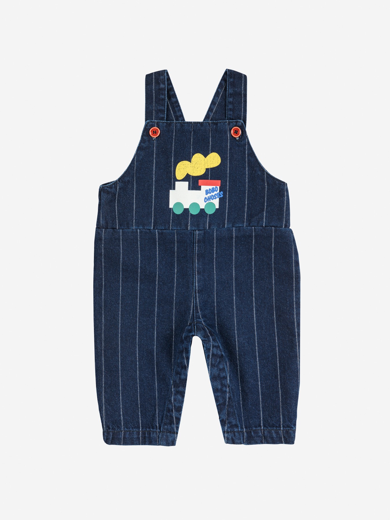 B225AB092_1 Ogrodniczki niemowlęce denim | Bobo Choo Choo helloberry.pl