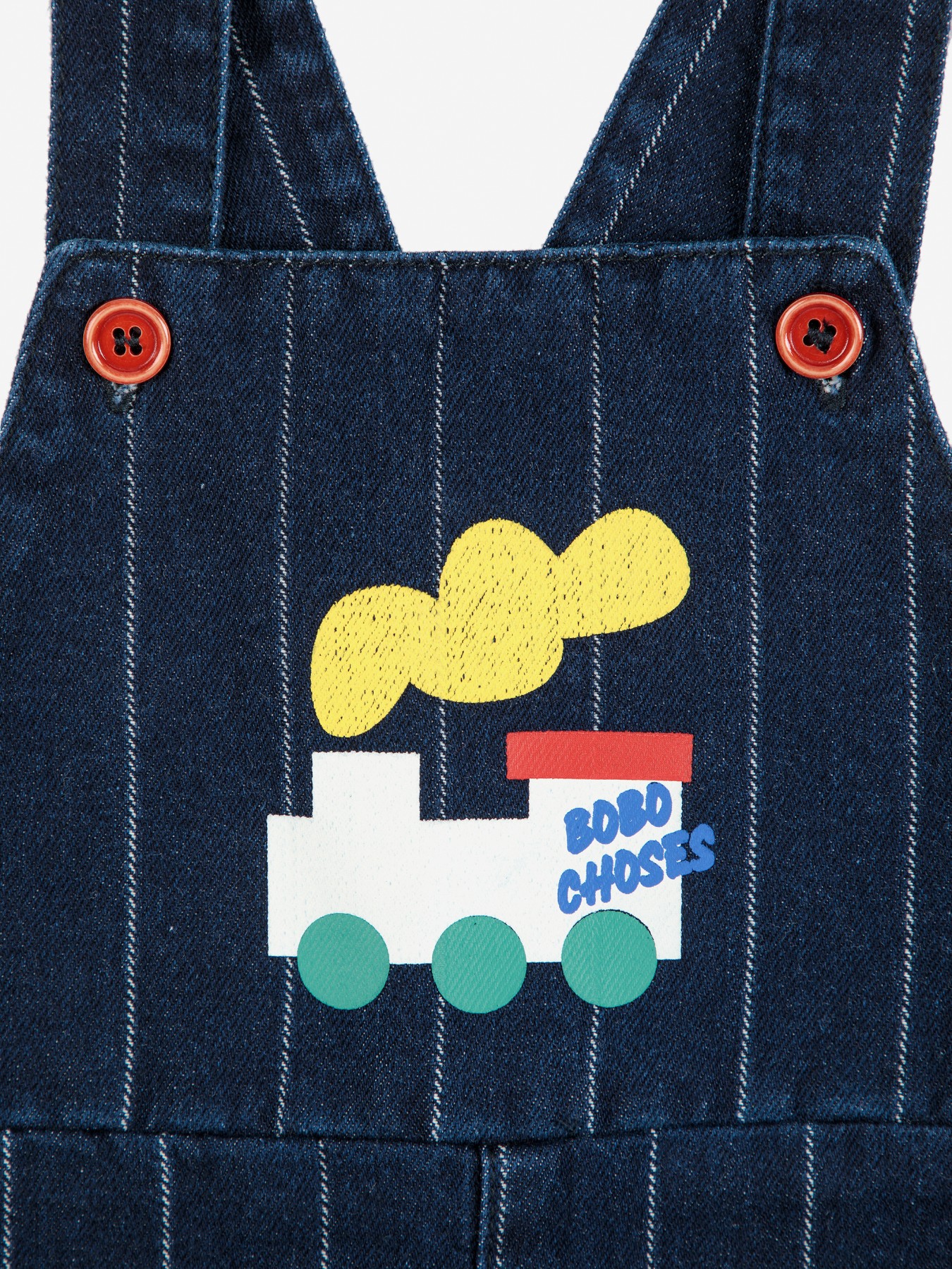 B225AB092_3 Ogrodniczki niemowlęce denim | Bobo Choo Choo helloberry.pl