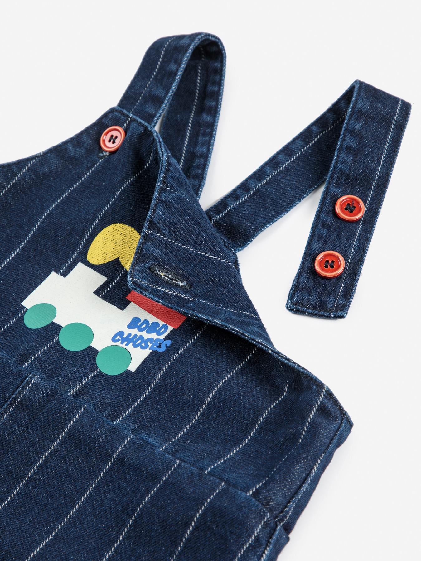 B225AB092_4 Ogrodniczki niemowlęce denim | Bobo Choo Choo helloberry.pl