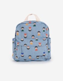 Plecak dziecięcy denim | Game Pawns All Over – Bobo Choses AW25