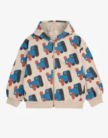 Doggy Mate all over zipped hoodie