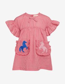 Ohio MINI Dress Red White Gingham