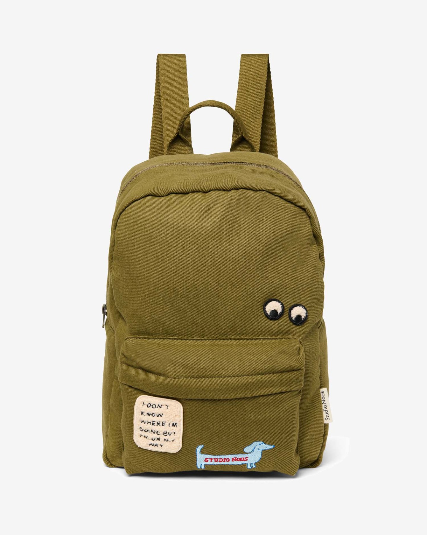 helloberry.pl STUDIO NOOS Green Cotton Midi Backpack PS1 (1) Bawełniany plecak Midi | Green Cotton Studio noos Hello Berry