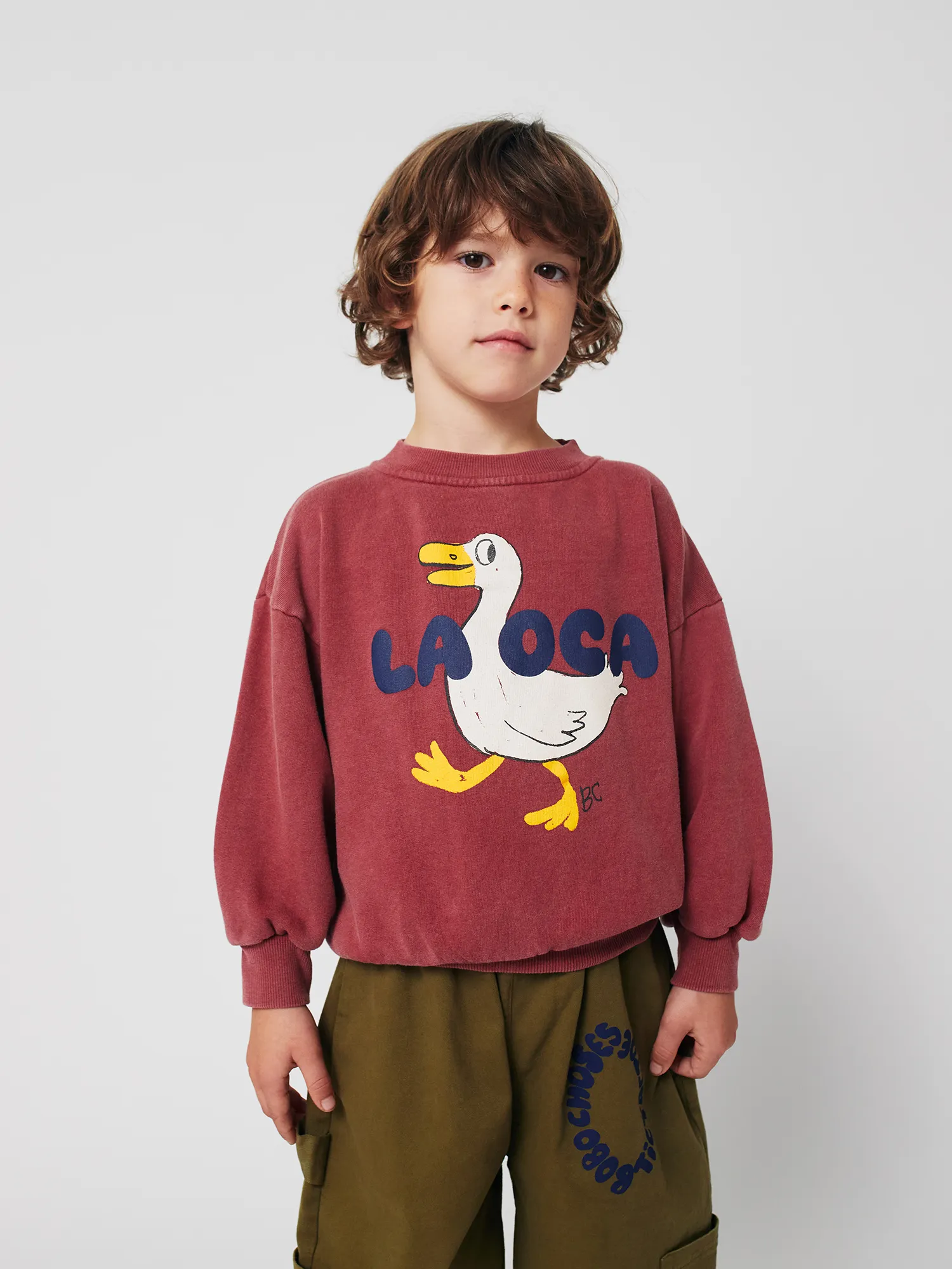 La Oca sweatshirt La Oca sweatshirt bobo choses hello berry