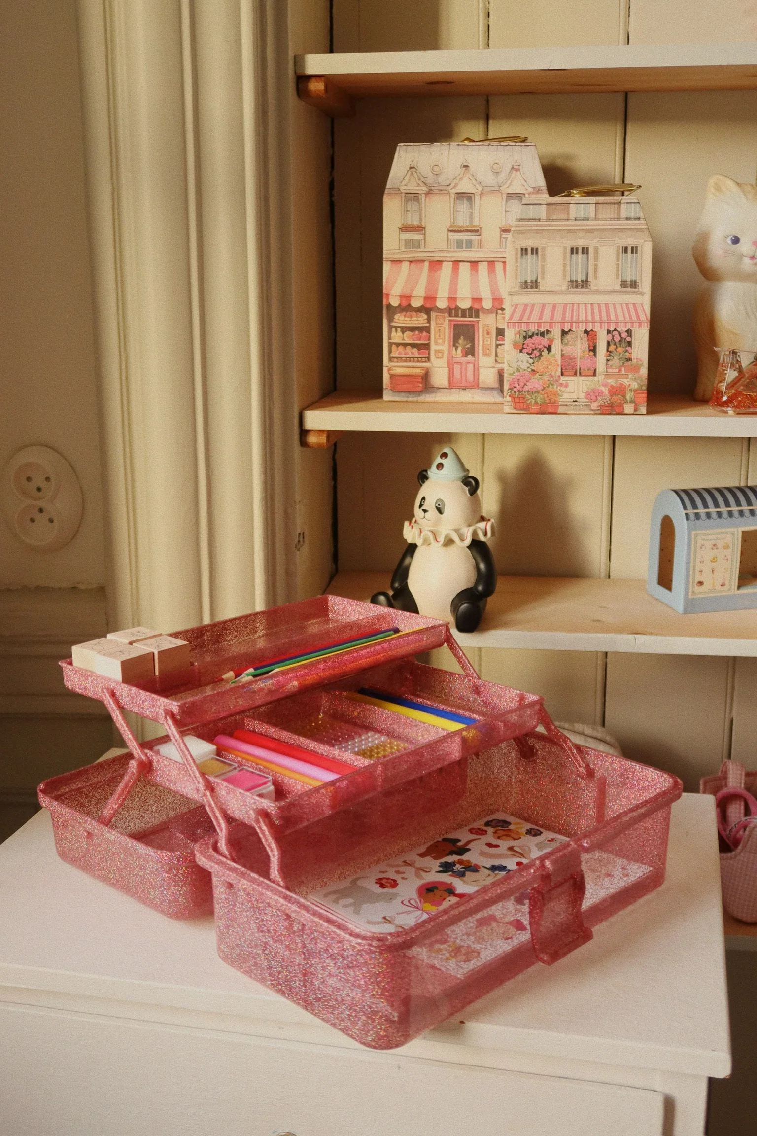 CREATIVE ART CADDY glitter rose8 CREATIVE ART CADDY glitter rose