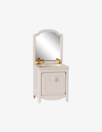 Szafka z umywalką dla myszek | Off white maileg hello berry