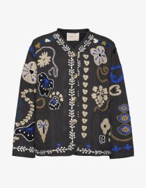 Haftowana kurtka Maggie Jacket | Asphalt Sissel Edelbo Hello Berry