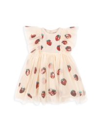 Sukienka tiulowa Yvonne Frill Dress | Strawberry Sequins