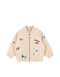 Kurtka bomberka Juno Sequin | Smoke Gray