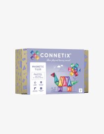 CONNETIX Zestaw klocków magnetycznych Pastel Mini Pack – 32 elementy