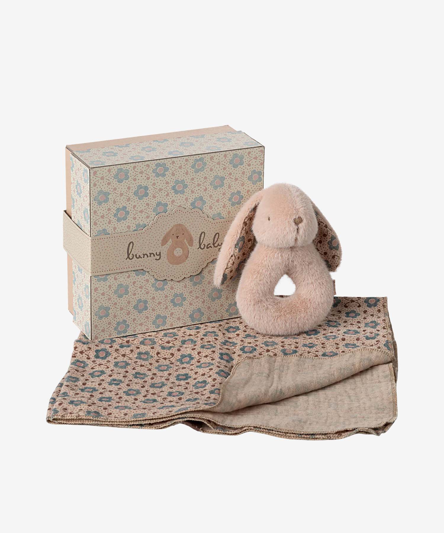 helloberry.pl maileg Bunny rattle set - Powder Bunny rattle set - Powder Hello Berry