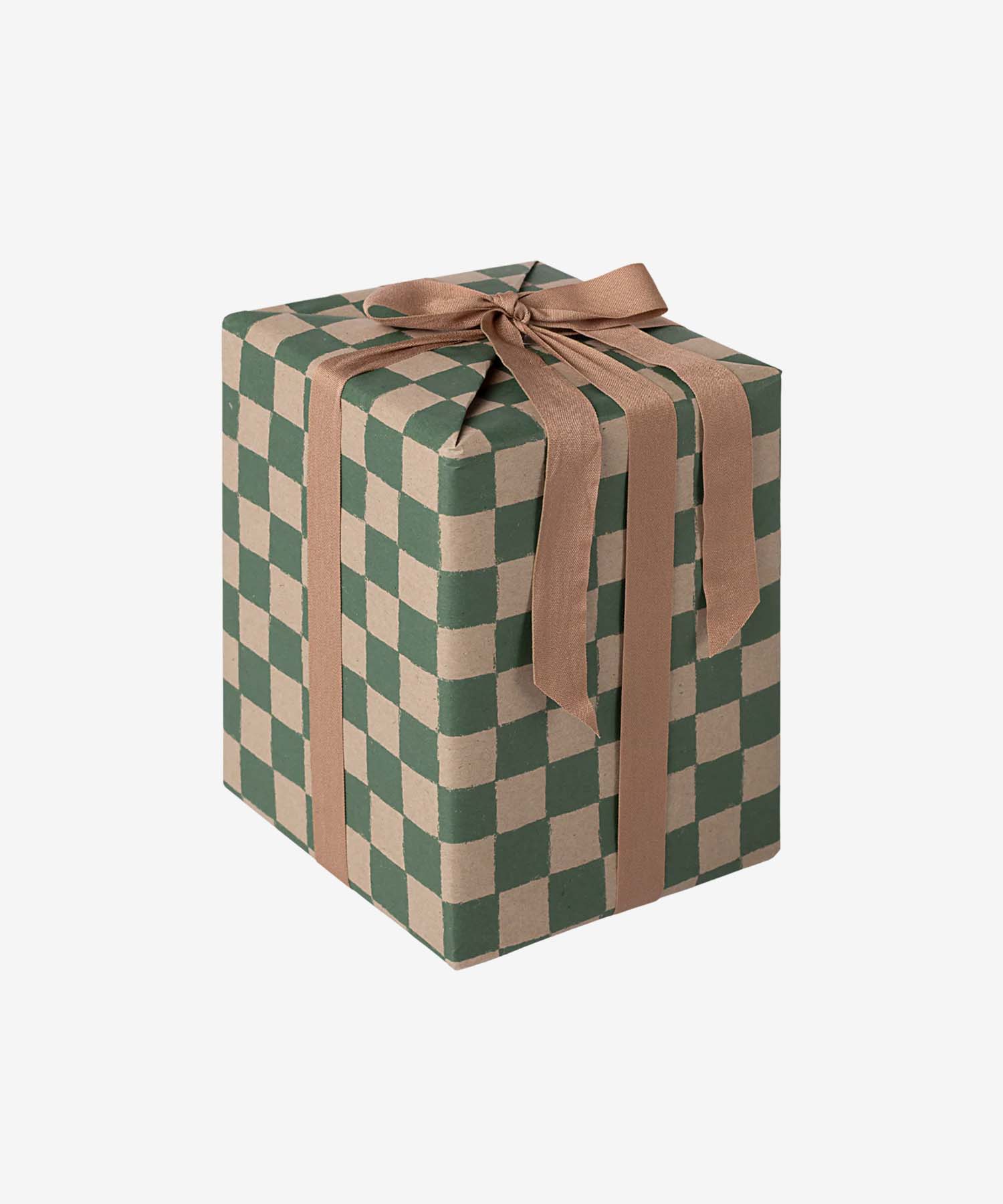 helloberry.pl maileg Gift wrap, 10 m - Checker - Green3 Gift wrap, 10 m - Checker - Green