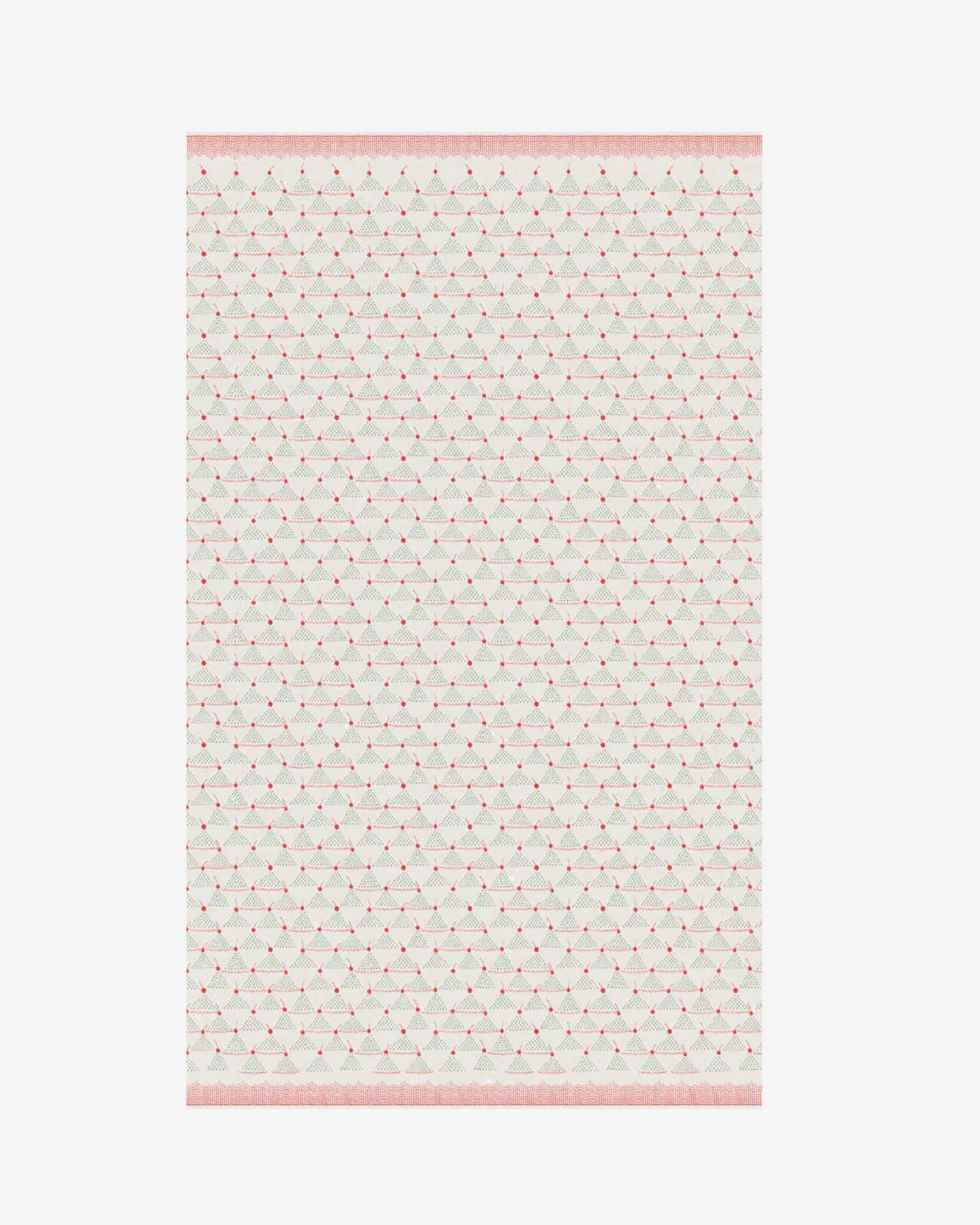 helloberry.pl maileg Gift wrap, 10 m - Cherry - Red Maileg – Papier do pakowania Cherry Red 10 m