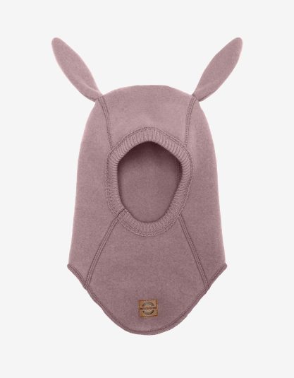 Kominiarka merino z uszami królika | Twilight Mauve mikk-line