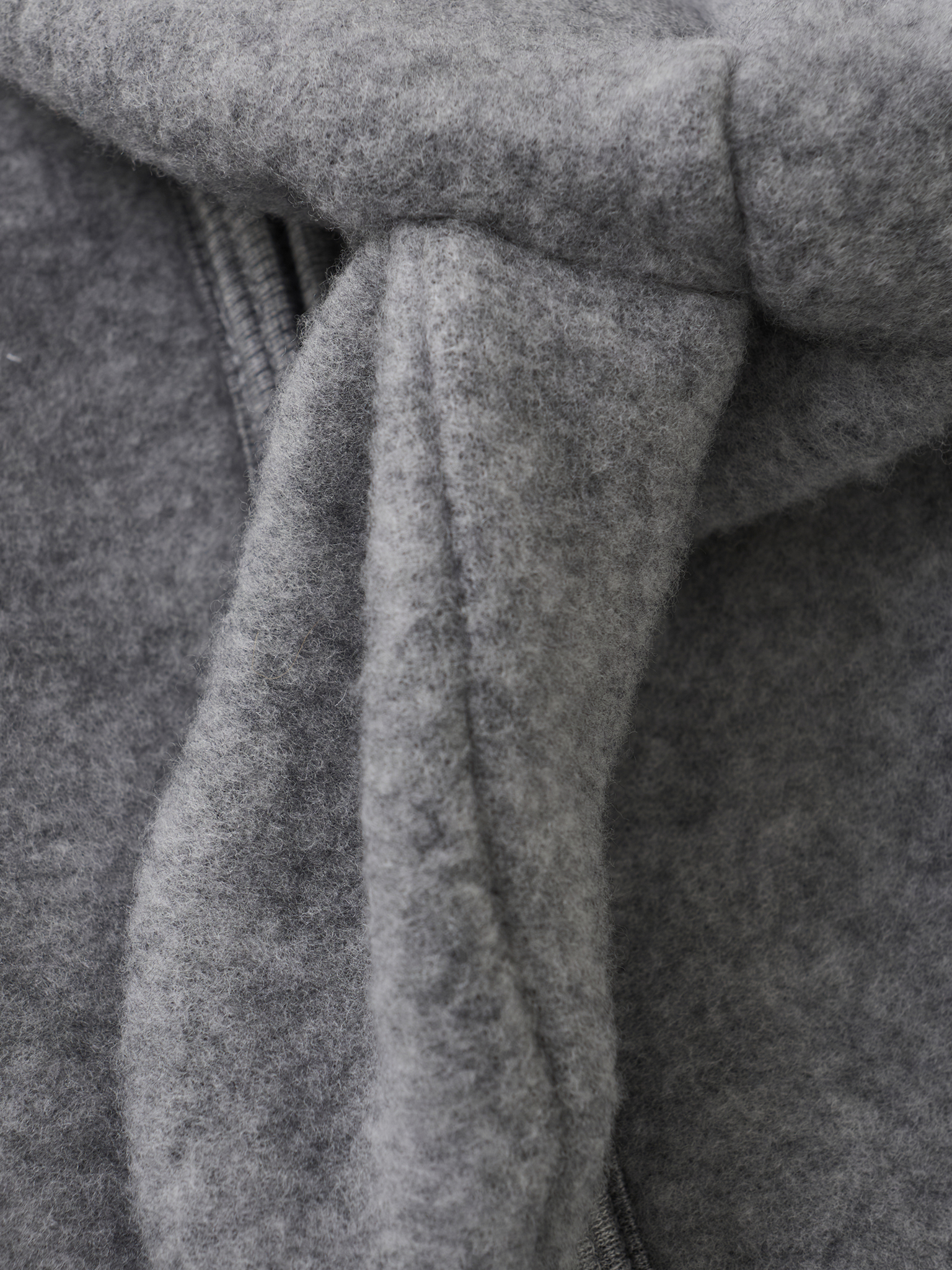 Kurtka merino z uszami królika | Grey Melange Kurtka merino z uszami królika | Grey Melange