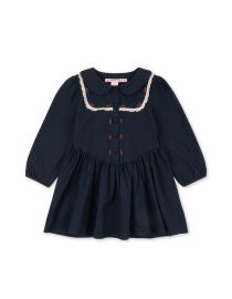 KS104292 Sukienka bawełniana z haftem Emmy – Dark Navy