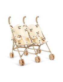 TWIN DOLL STROLLER ma grande cerise helloberry.pl