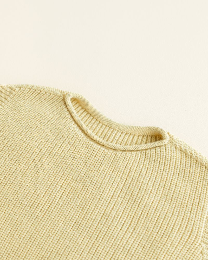 vest harvey (kids) light yellow2 Kamizelka dziecięca z wełny merino | Light Yellow