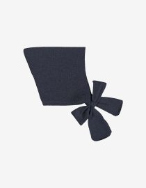 Czapeczka merino wiązana Tegan Bonnet | Slate Grey