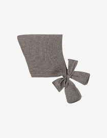 Czapeczka merino wiązana Tegan Bonnet | Almond