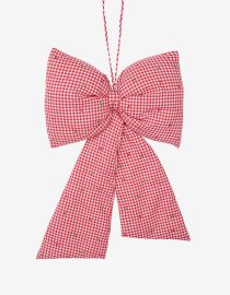 Bow Decoration Gingham Checks