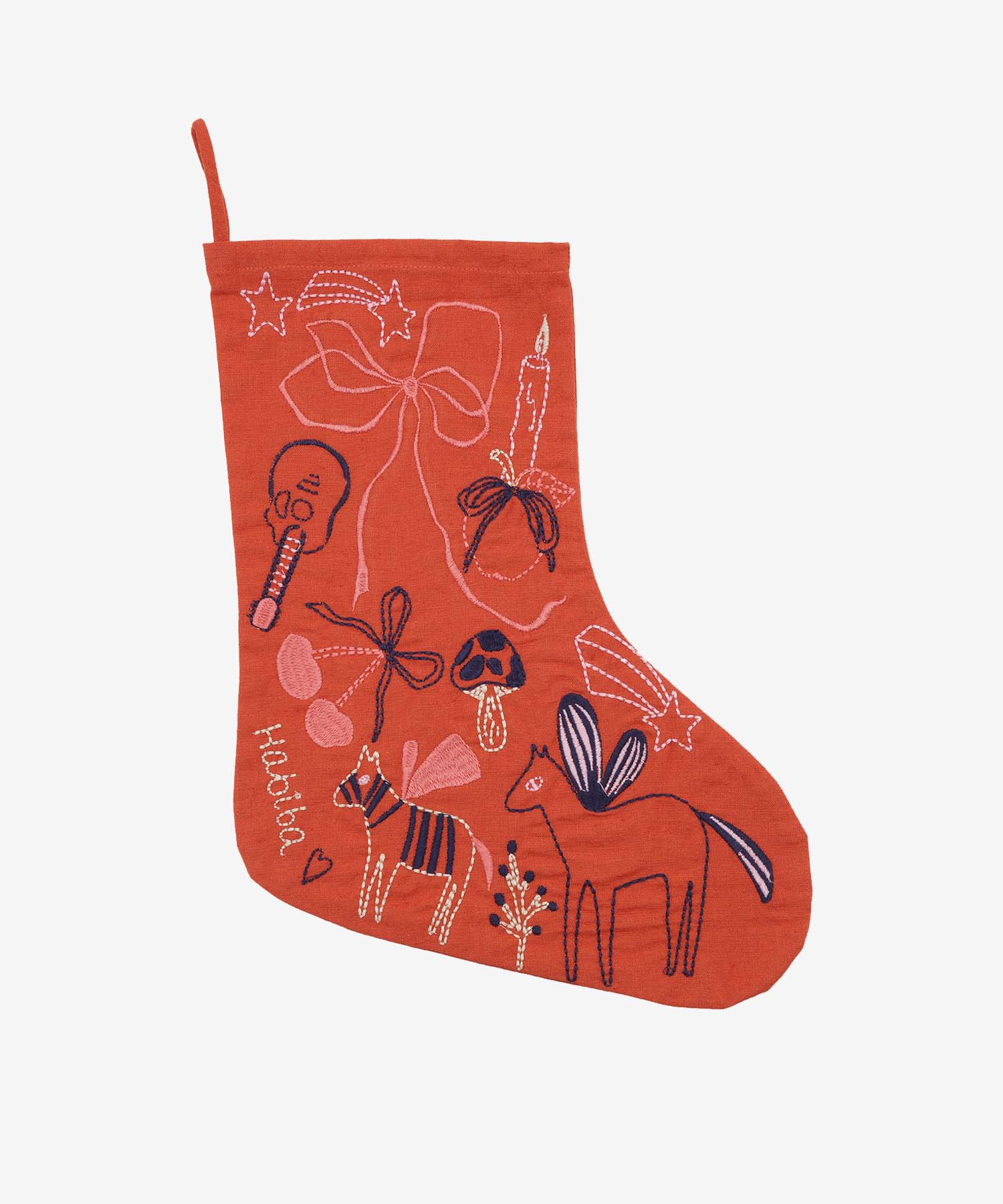 helloberry.pl sissel edelbo CP1077 - NOVA CHRISTMAS SOCK - CHUTNEY - Extra 0 Haftowana skarpeta świąteczna Nova | chutney habiba hello berry helloberry.pl