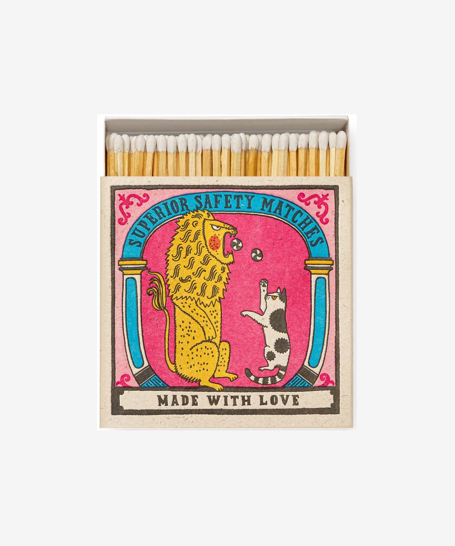 helloberry.pl archivist gallery Big Cat Little Cat _ Square - Safety Matches Little Cat