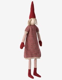 Świąteczny skrzat Pixy | Size 4 Girl Knitted dress
