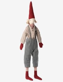 Świąteczny skrzat Pixy | Size 4 Boy Pants and suspenders