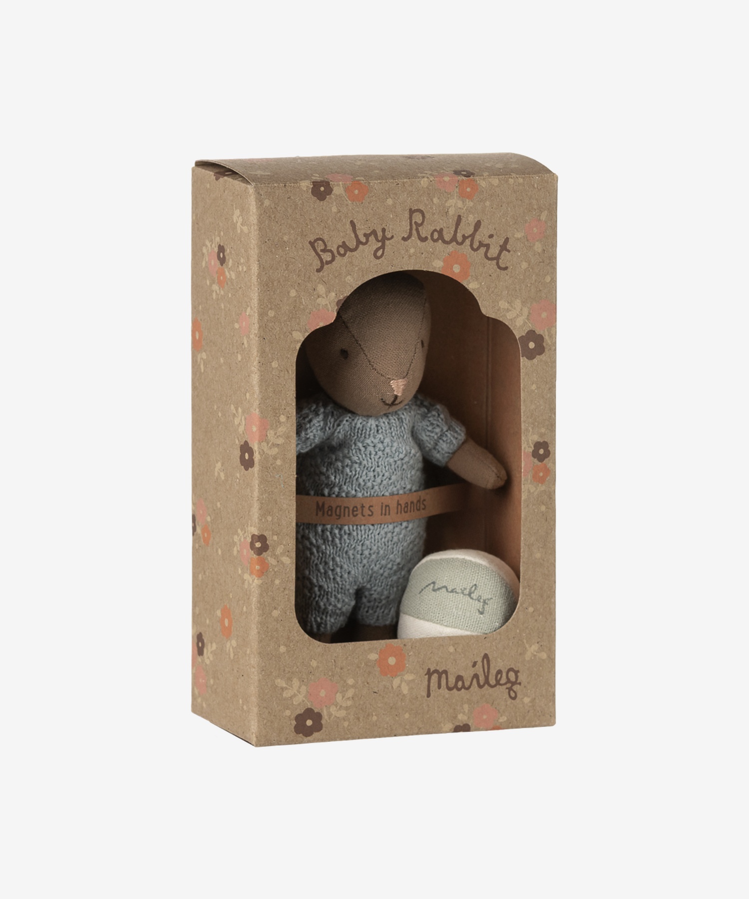 helloberry.pl-maileg-16-5034-00_11 Zestaw Króliczek Micro z piłeczką | Brown Blue hello berry
