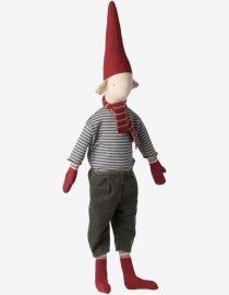 Świąteczny skrzat | Pixy Size 5 Boy Striped Shirt