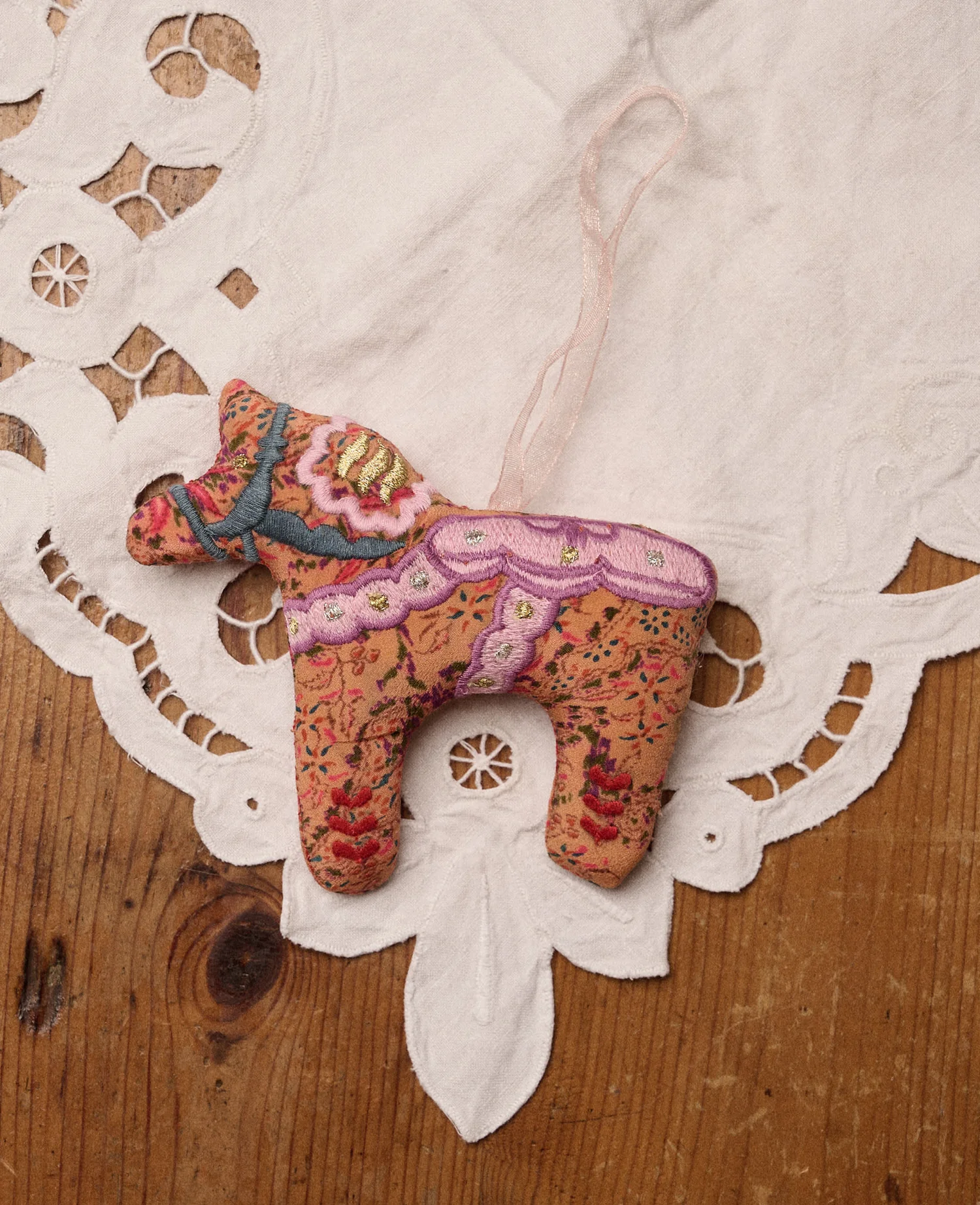 Horse SILK Ornament Jedwabna ozdoba świąteczna | Horse No. 3