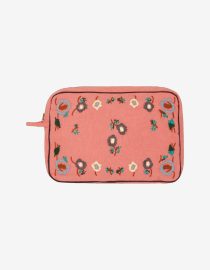 Duża haftowana kosmetyczka Flora | Berry habiba x hello berry