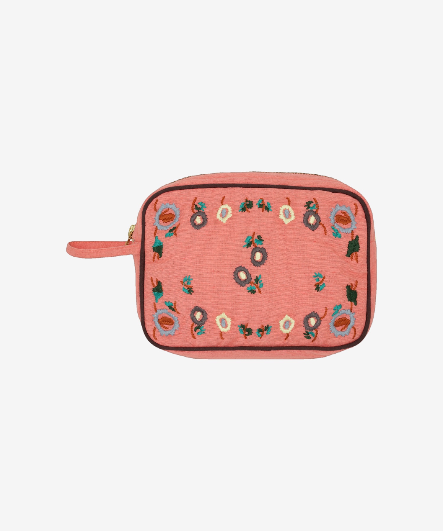 helloberry.pl-habiba-mc1278-flora-makeup-clutch-berry-main Haftowana kosmetyczka Flora | Berry