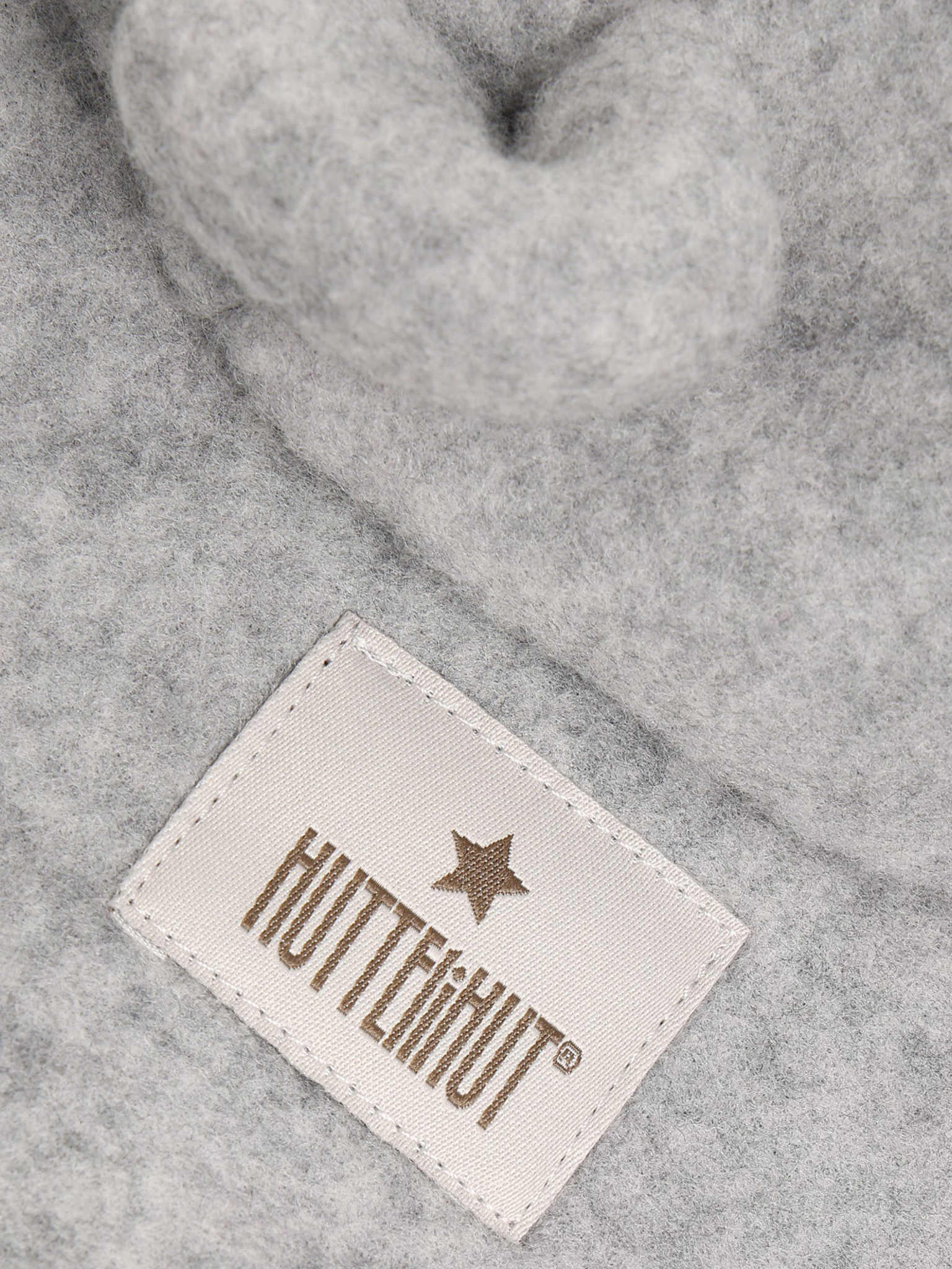 HUTTEliHUT - Jacket Ears Wool Fleece 480944 - 1220 - Medium Grey Melange 7 HUTTEliHUT - Jacket Ears Wool Fleece 480944 - 1220 - Medium Grey Melange
