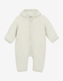 HUTTEliHUT - Pram Suit Ears Wool Fleece 480990 - 1801 - Tofu