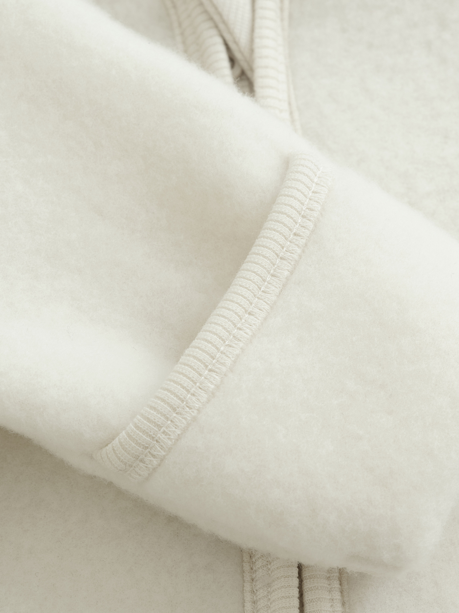 HUTTEliHUT - Pram Suit Ears Wool Fleece 480990 - 1801 - Tofu3 HUTTEliHUT - Pram Suit Ears Wool Fleece 480990 - 1801 - Tofu
