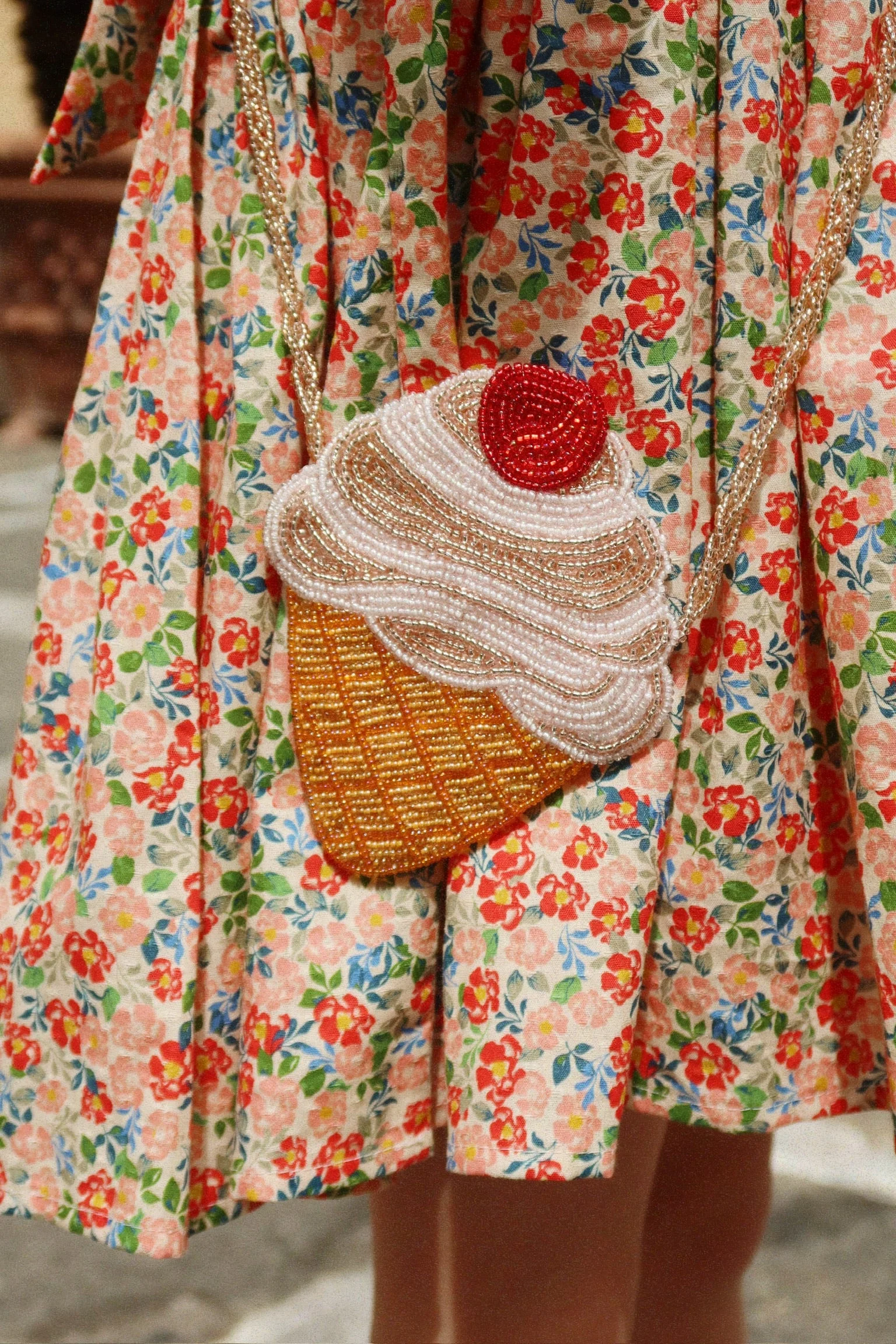 Konges Slojd Torebka Beaded Ice Cream Multi2