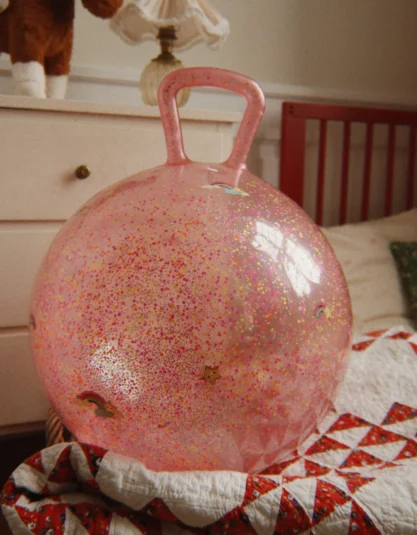 GLITTER JUMP BALL rainbow